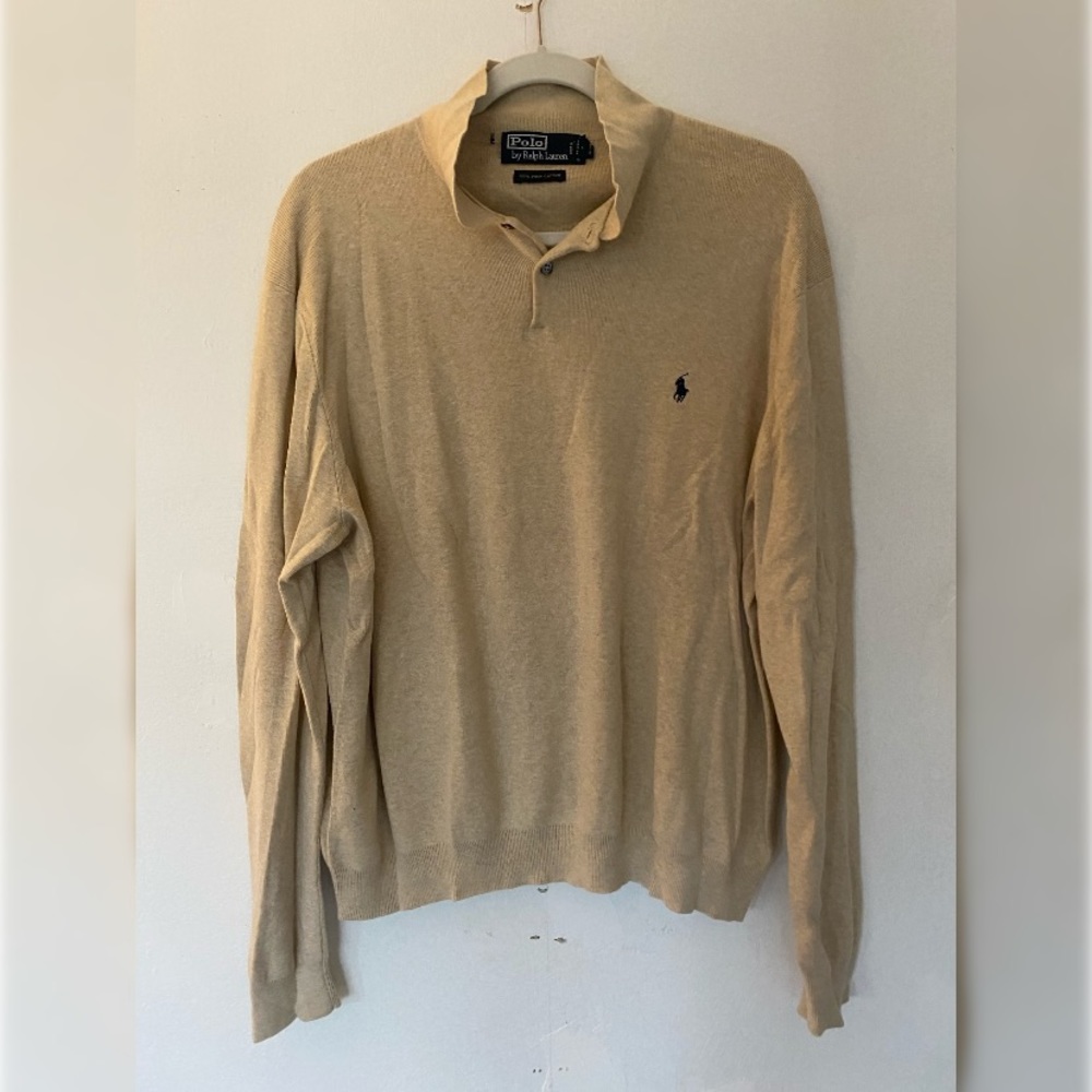 Ralph Lauren Long Sleeve Polo, Italian Yarn